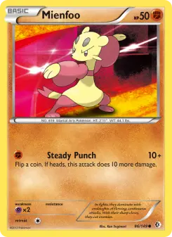 Pokémon-Karte Mienfoo 086/149
