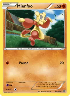Pokémon-Karte Mienfoo 087/149