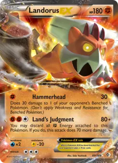 Pokémon-Karte Landorus-EX 089/149
