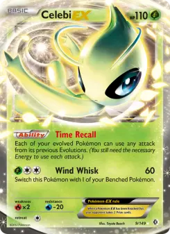 Pokémon-Karte Celebi-EX 009/149