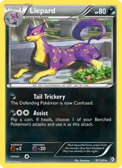 Pokémon-Karte Liepard 091/149