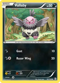 Pokémon-Karte Vullaby 092/149