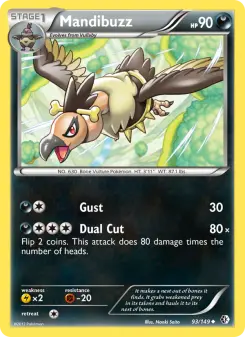 Pokémon-Karte Mandibuzz 093/149