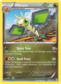 Pokémon-Karte Vibrava 098/149