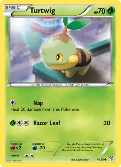 Pokémon-Karte Turtwig 001/135