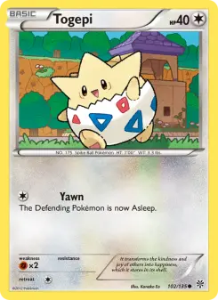 Pokémon-Karte Togepi 102/135
