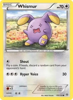 Pokémon-Karte Whismur 105/135