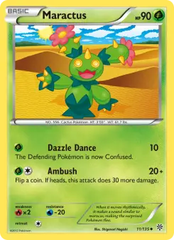Pokémon-Karte Maractus 011/135