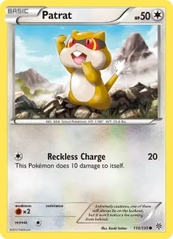 Pokémon-Karte Patrat 110/135