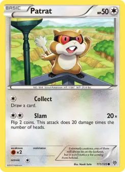 Pokémon-Karte Patrat 111/135