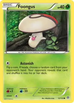 Pokémon-Karte Foongus 012/135