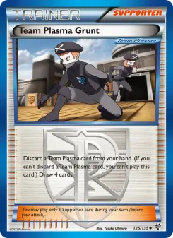 Pokémon-Karte Team Plasma Grunt 125/135