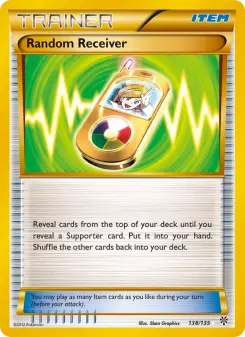 Pokémon-Karte Random Receiver 138/135