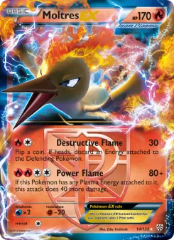 Pokémon-Karte Moltres-EX 014/135