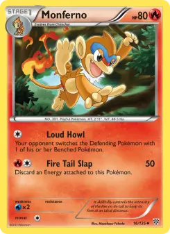 Pokémon-Karte Monferno 016/135