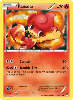 Pokémon-Karte Pansear 019/135