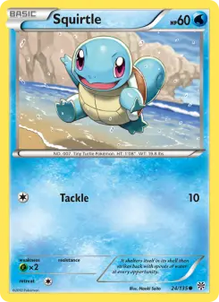 Pokémon-Karte Squirtle 024/135