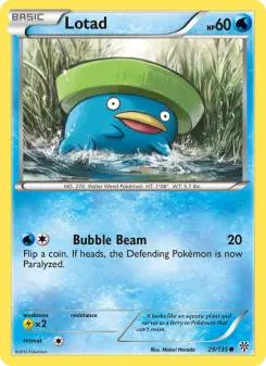 Pokémon-Karte Lotad 029/135