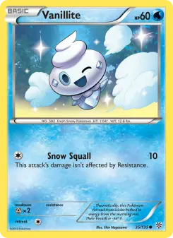 Pokémon-Karte Vanillite 035/135