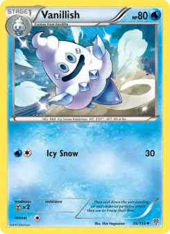 Pokémon-Karte Vanillish 036/135