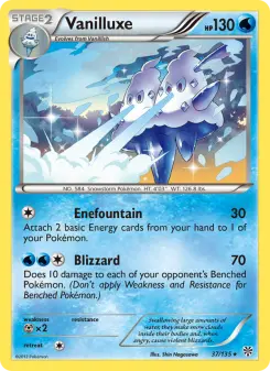 Pokémon-Karte Vanilluxe 037/135