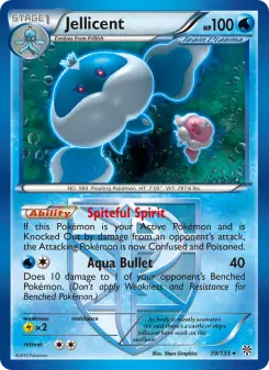 Pokémon-Karte Jellicent 039/135