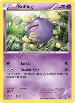 Pokémon-Karte Koffing 056/135