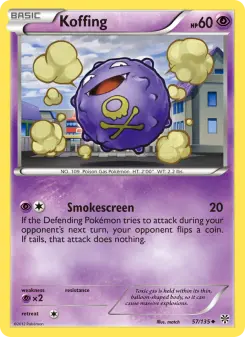 Pokémon-Karte Koffing 057/135