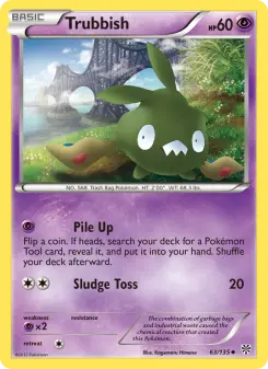 Pokémon-Karte Trubbish 063/135