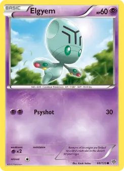 Pokémon-Karte Elgyem 068/135