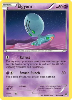 Pokémon-Karte Elgyem 069/135