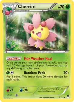 Pokémon-Karte Cherrim 007/135