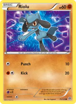 Pokémon-Karte Riolu 075/135