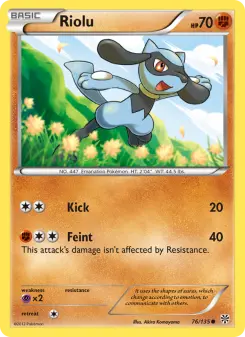 Pokémon-Karte Riolu 076/135