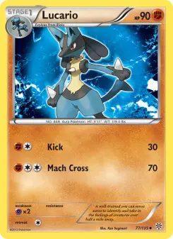 Pokémon-Karte Lucario 077/135