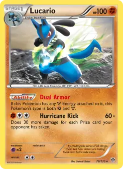 Pokémon-Karte Lucario 078/135
