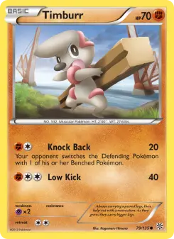 Pokémon-Karte Timburr 079/135