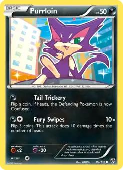 Pokémon-Karte Purrloin 082/135