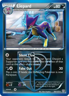 Pokémon-Karte Liepard 084/135