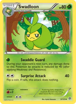 Pokémon-Karte Swadloon 009/135