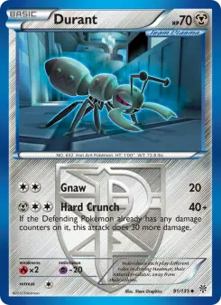 Pokémon-Karte Durant 091/135