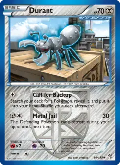Pokémon-Karte Durant 092/135