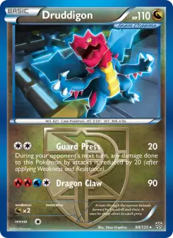 Pokémon-Karte Druddigon 094/135