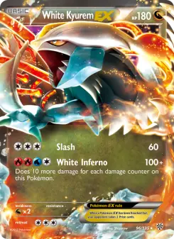 Pokémon-Karte White Kyurem-EX 096/135