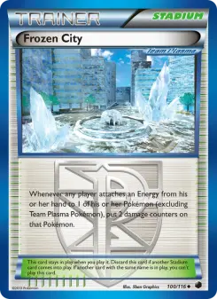 Pokémon-Karte Frozen City 100/116