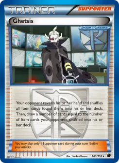 Pokémon-Karte Ghetsis 101/116