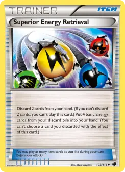 Pokémon-Karte Superior Energy Retrieval 103/116