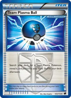 Pokémon-Karte Team Plasma Ball 105/116