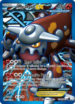 Pokémon-Karte Heatran-EX 109/116