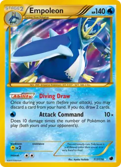Pokémon-Karte Empoleon 117/116